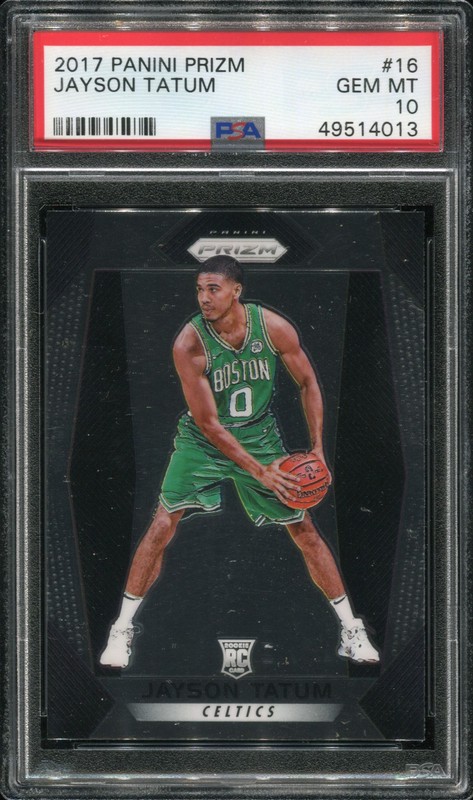 1.3 Jayson Tatum 2017 Panini Prizm  16 