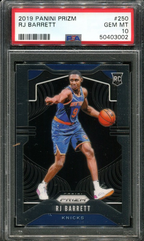 1.3 R.J. Barrett 2019 Panini Prizm  250 