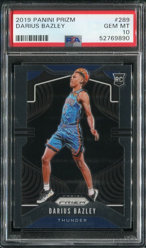 1.23 Darius Bazley 2019 Panini Prizm  289 