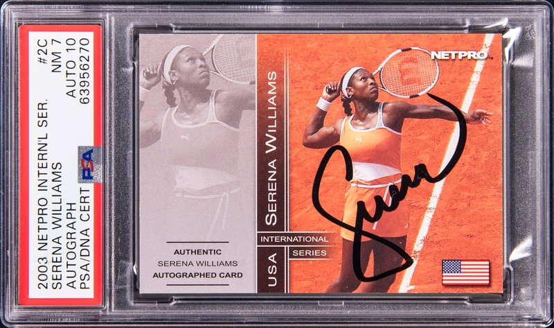 Serena Williams 2003 NetPro International Series Autograph #2C 243/500