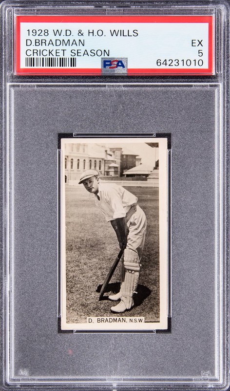 Don Bradman 1928 W.D. & H.O. Wills Cricket Season