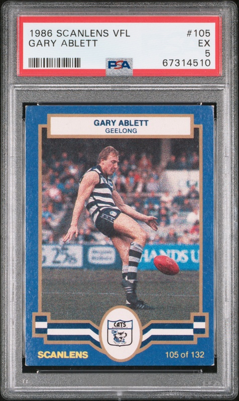 Gary Ablett 1986 Scanlens #105