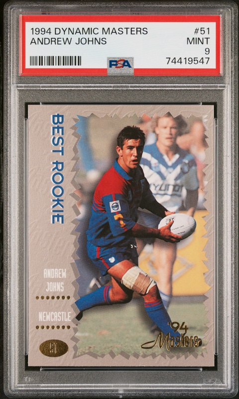 Andrew Johns 1994 Dynamic Masters #51