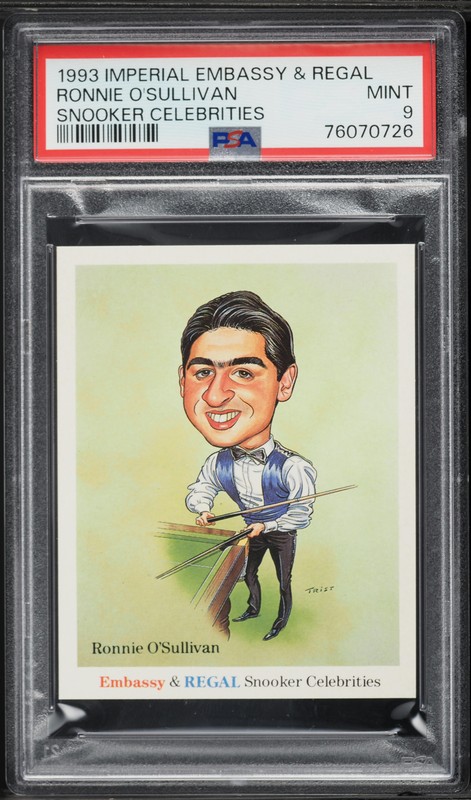 Ronnie O'Sullivan 1993 Imperial Publishing Embassy & Regal Snooker Celebrities