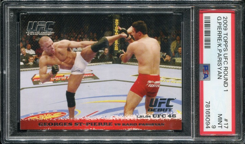 Georges St-Pierre 2009 Topps UFC Round 1 #17