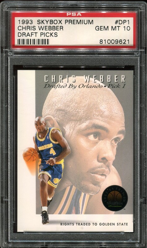 DP1. Chris Webber PSA 10
