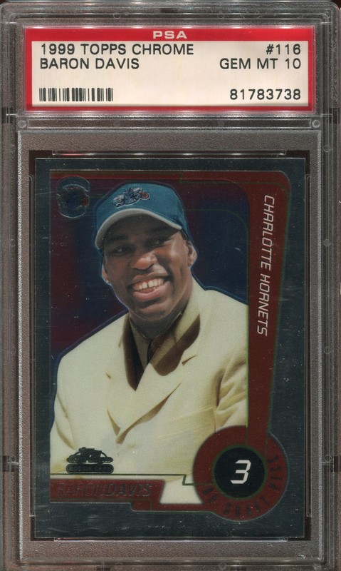 1.3 Baron Davis 1999 Topps Chrome  116 