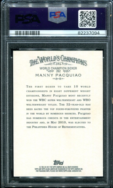 Manny Pacquiao 2011 Topps Allen & Ginter #262