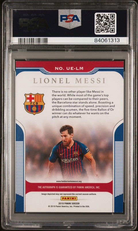 Lionel Messi 2022 Panini Chronicles #UE-LM