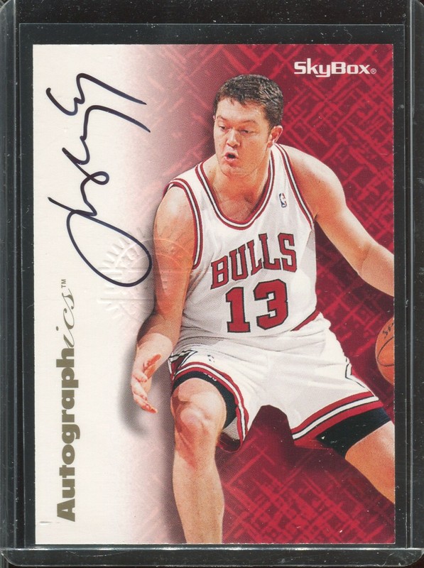 Luc Longley 1996 Skybox Autographics #42