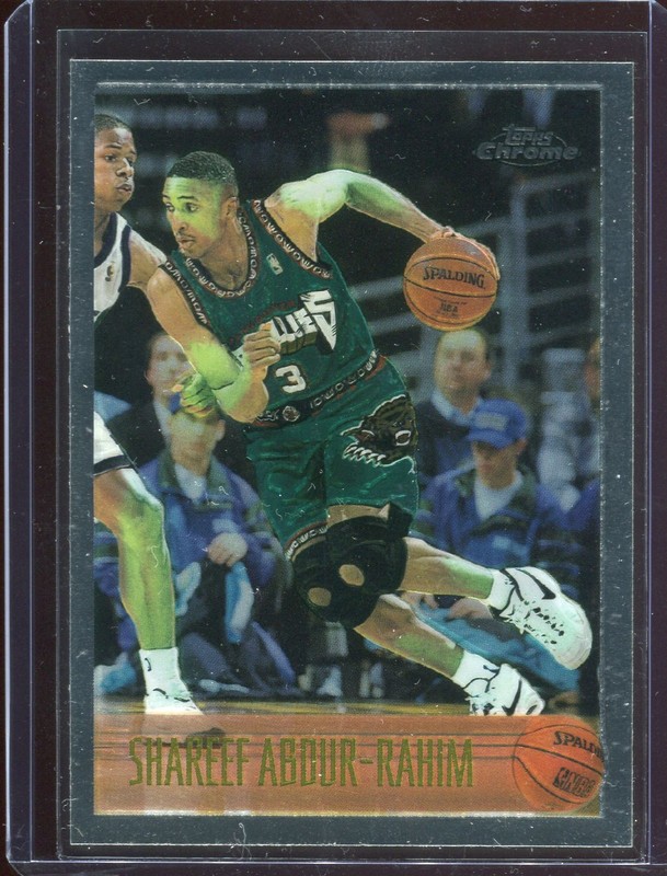 1.3 Shareef Abdur-Rahim 1996 Topps Chrome  128 