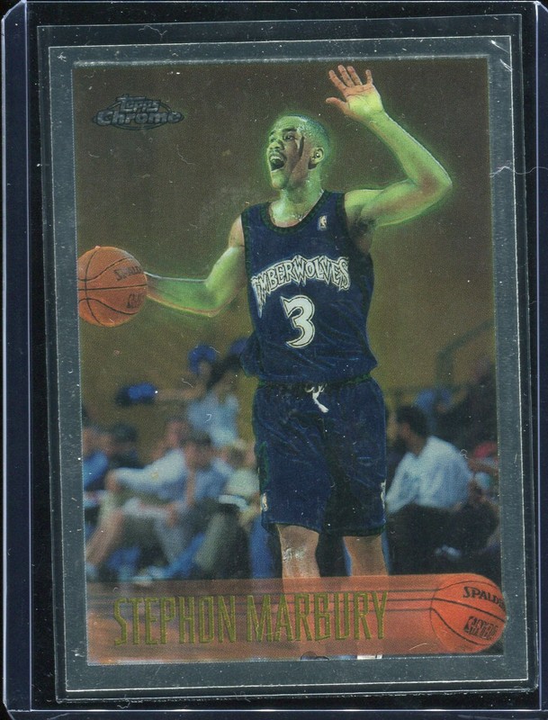 1.4 Stephon Marbury 1996 Topps Chrome  177 