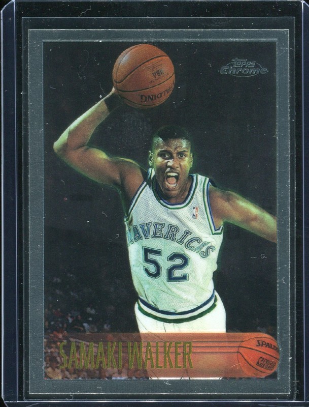 1.9 Samaki Walker 1996 Topps Chrome  181 
