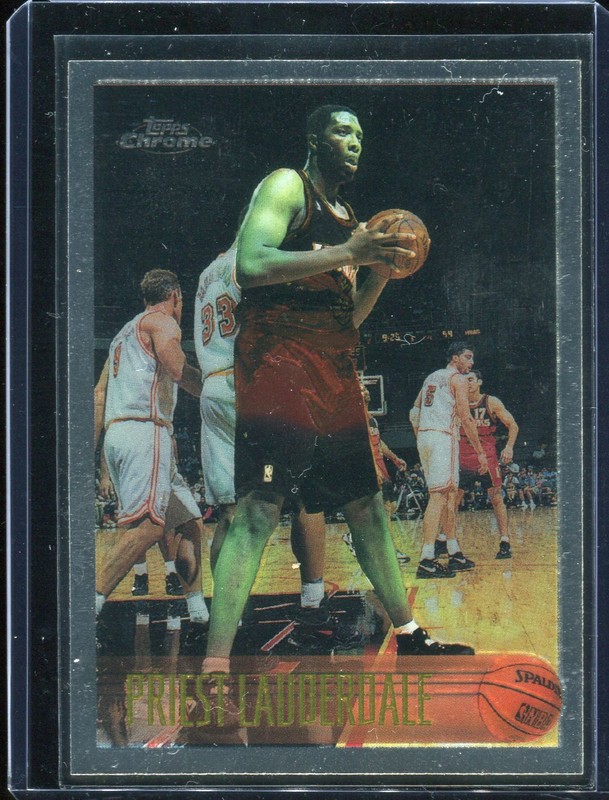 1.28 Priest Lauderdale 1996 Topps Chrome  205 