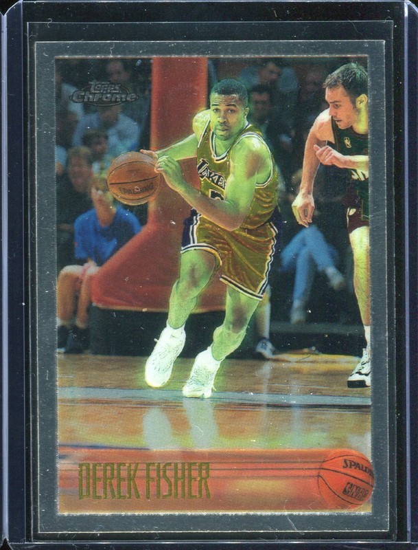 1.24 Derek Fisher 1996 Topps Chrome  206 