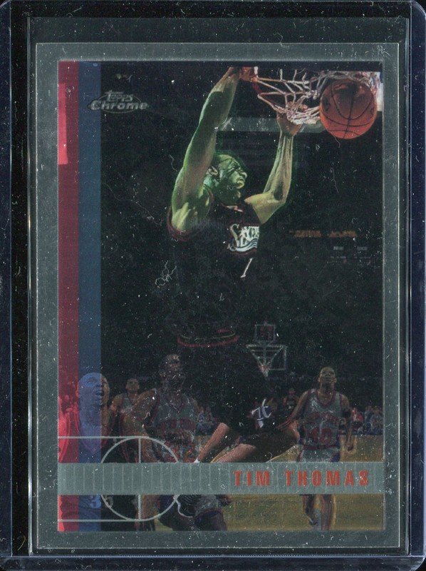 1.7 Tim Thomas 1997 Topps Chrome  114 
