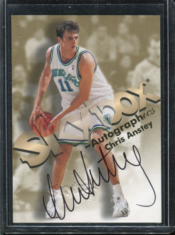 Chris Anstey 1998 Skybox Autographics #7
