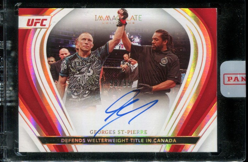 Georges St-Pierre 2023 Panini Immaculate Immaculate Moments #MO-GSP 98/99
