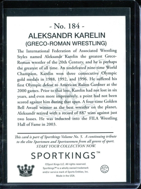 Aleksandr Karelin 2024 Sportkings Volume 5 #184