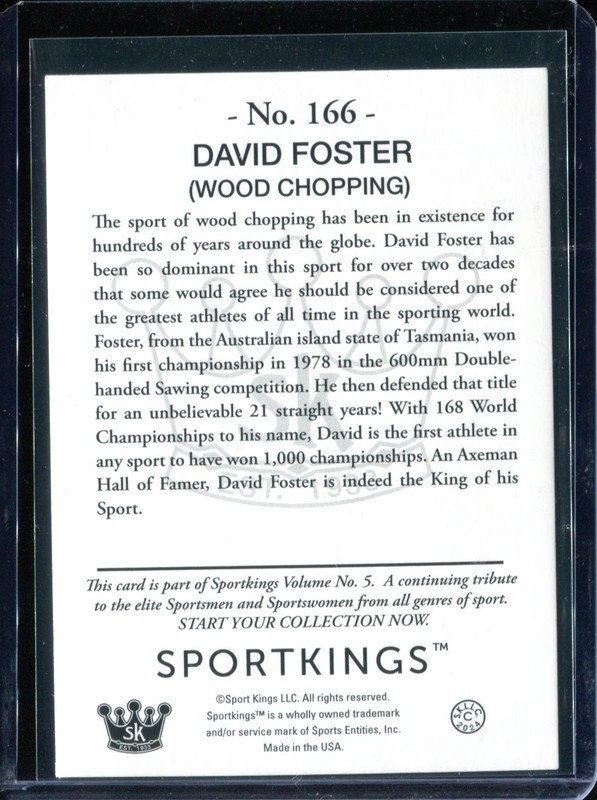 David Foster 2024 Sportkings Volume 5 #166