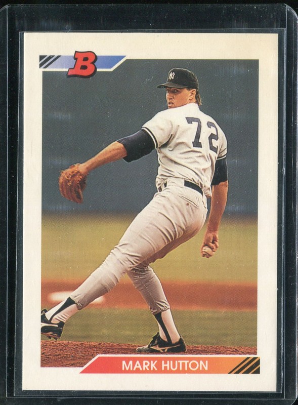 Mark Hutton 1992 Bowman #598 