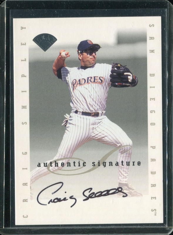 Craig Shipley 1996 Leaf Signature Extended Autographs  #182 