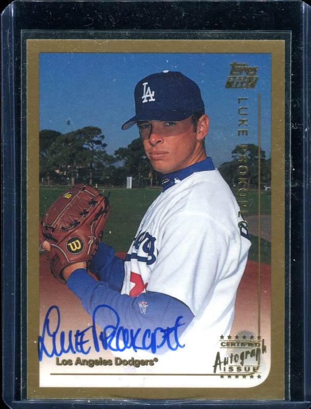 Luke Prokopec 1999 Topps Traded Autographs  #T25 