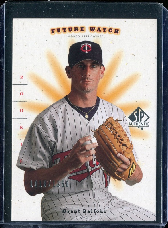 Grant Balfour 2001 Upper Deck SP Authentic Future Watch #114 