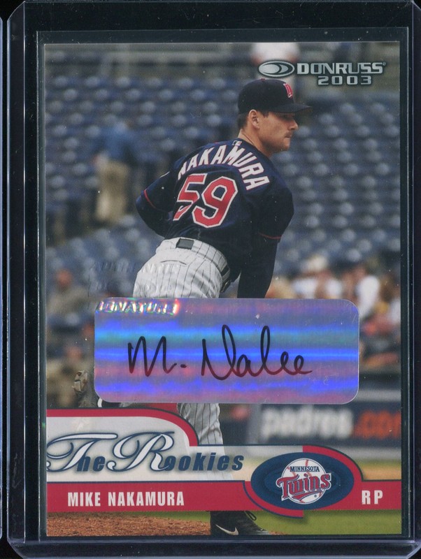 Micheal Nakamura 2003 Donruss Rookies & Traded  #34 79/1000