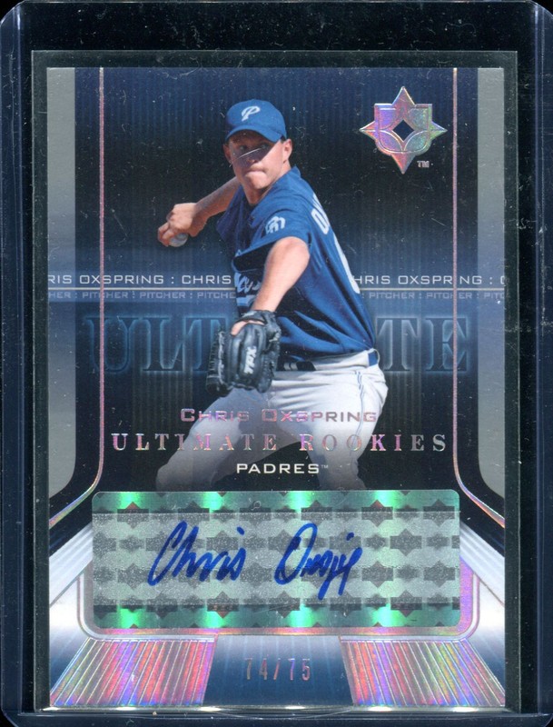Chris Oxspring 2004 Upper Deck Ultimate Collection  #211 74/75