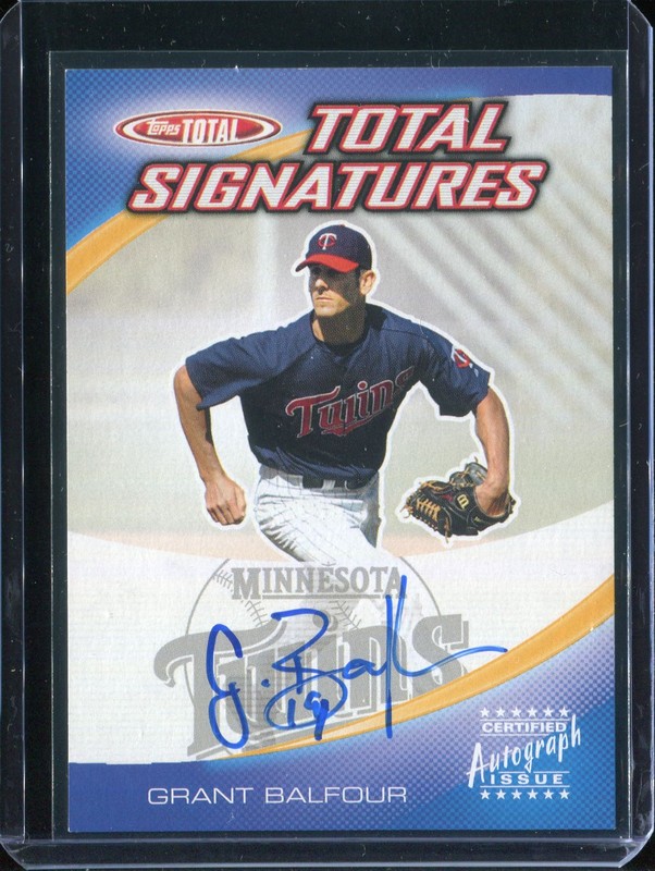 Grant Balfour 2004 Topps Total Signatures  #TTA-GB 