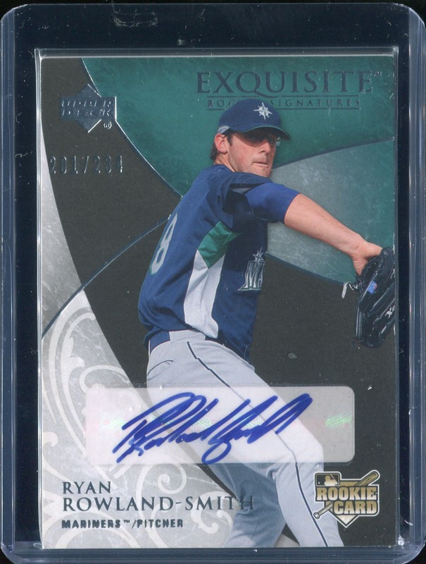 Ryan Rowland-Smith 2007 Upper Deck Exquisite Collection Rookie Signatures #125 201/234
