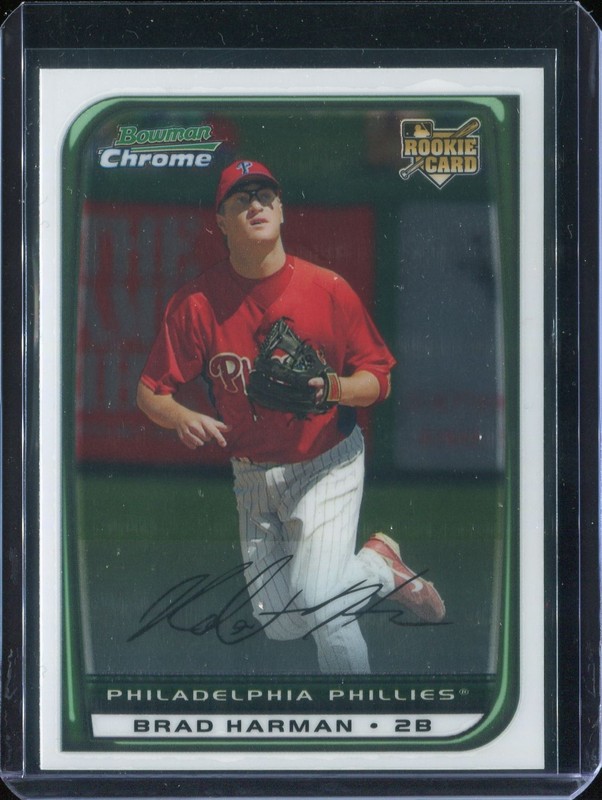 Brad Harman 2008 Bowman Chrome  #196 
