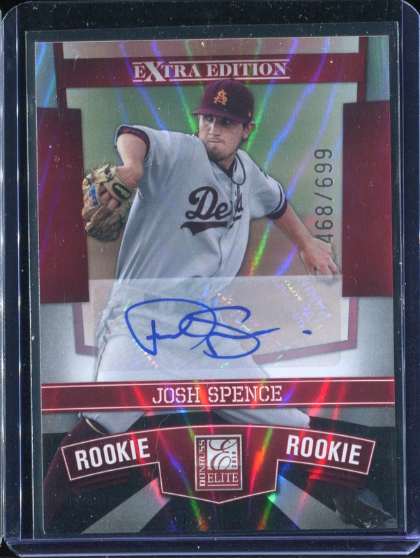 Josh Spence 2010 Donruss Elite Extra Edition  #167 468/699