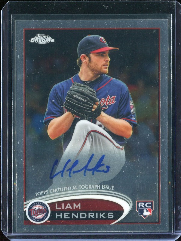 Liam Hendriks 2012 Bowman Chrome Rookie Autographs #154 