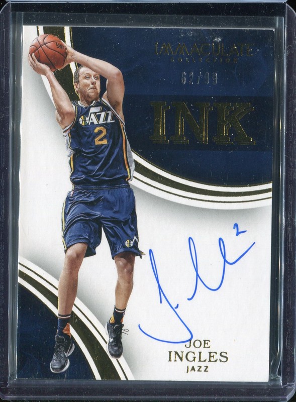 Joe Ingles 2015 Immaculate Collection Signatures #SJI 