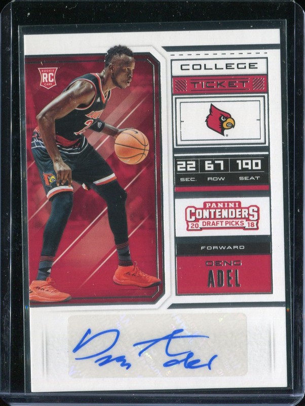 U.0 Deng Adel 2018 Panini Contenders Draft Picks  108 