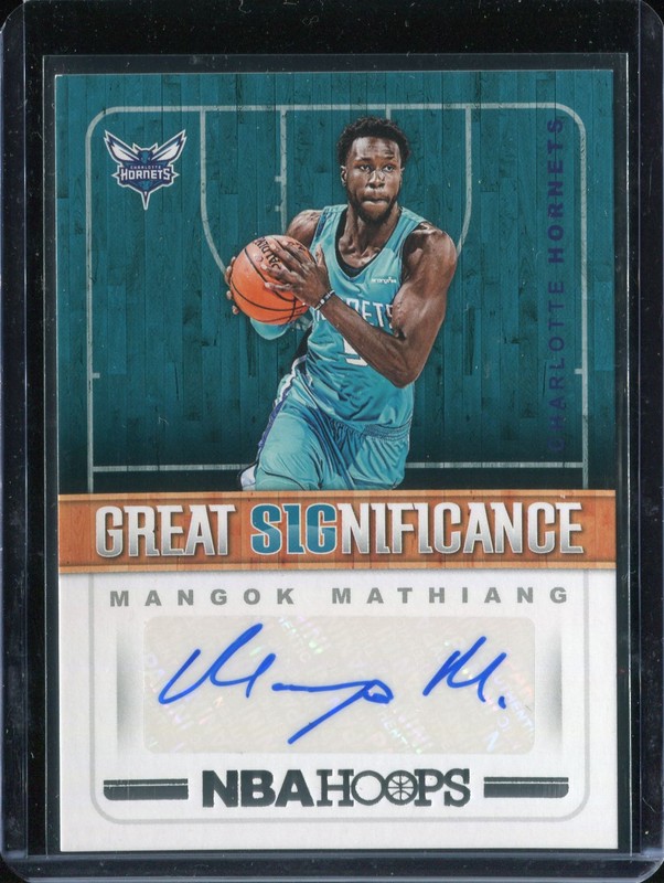 Mangok Mathiang 2018 Hoops Great SIGnificance Autographs #46 