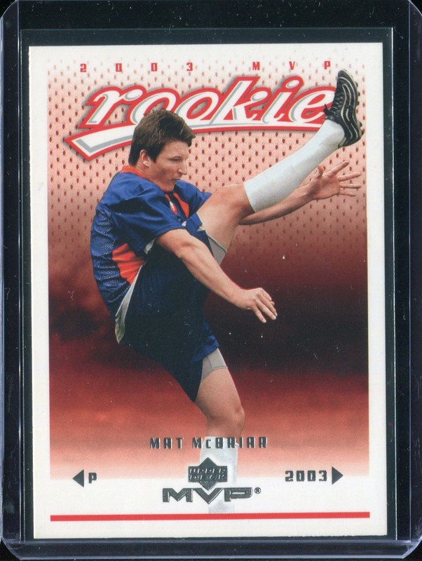 Mat McBriar 2003 Upper Deck MVP  #403 